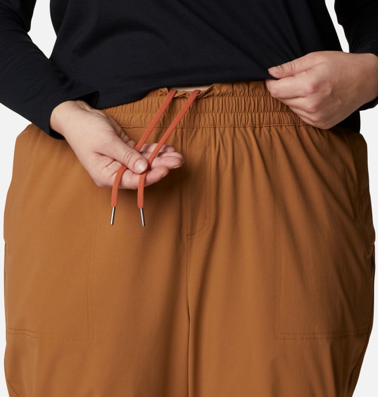 Women's Uptown Crest Joggers - Plus Size, Color: Elk, image 4