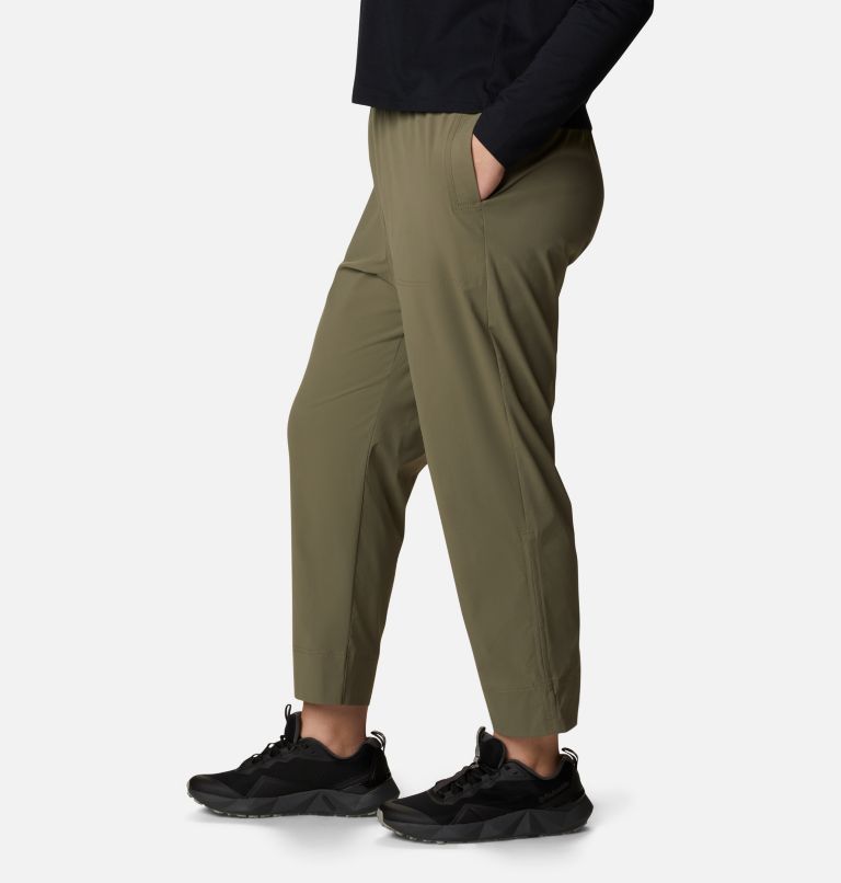 Pantalon de jogging Uptown Crest pour femme - Grandes tailles, Color: Stone Green, image 3