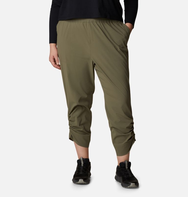 Pantalon de jogging Uptown Crest pour femme - Grandes tailles, Color: Stone Green, image 7