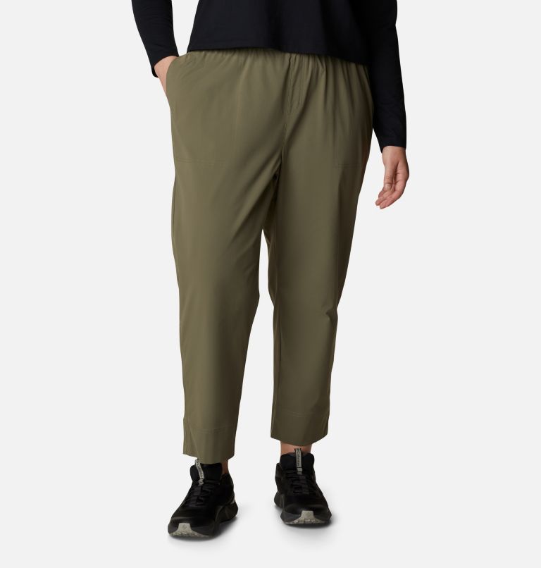 Pantalon de jogging Uptown Crest pour femme - Grandes tailles, Color: Stone Green, image 1