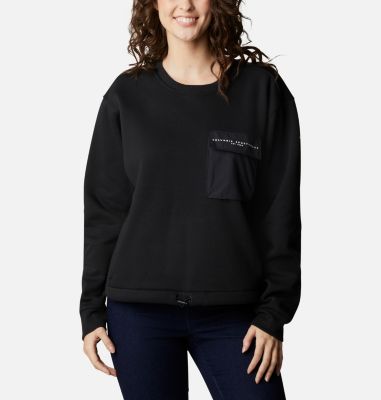 Women's Lodge&trade; III Crew Sweatshirt Columbia Lodge&trade; III Crew | 345 | XS, Black, front