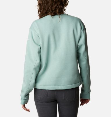 Women's Lodge&trade; III Crew Sweatshirt Columbia Lodge&trade; III Crew | 345 | XS, Aqua Tone, back