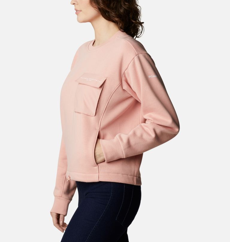 Columbia Lodge III Crew | 672 | XS, Color: Faux Pink, image 3
