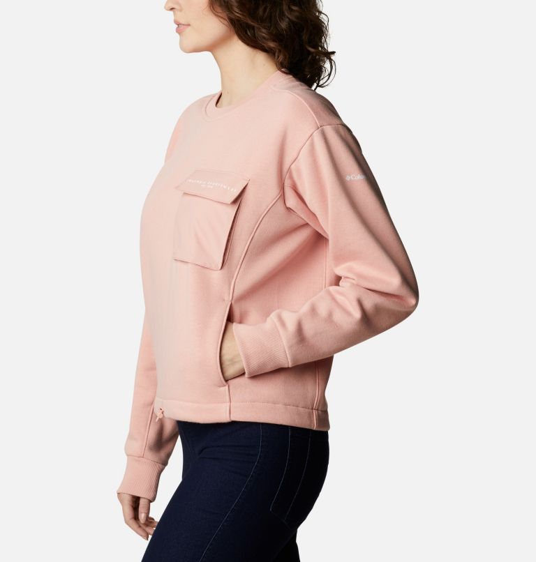 Sweat-shirt Ras-de-Cou Lodge III Femme, Color: Faux Pink, image 3