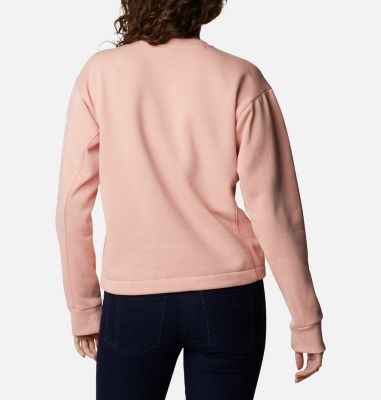 Women's Lodge&trade; III Crew Sweatshirt Columbia Lodge&trade; III Crew | 345 | XS, Faux Pink, back