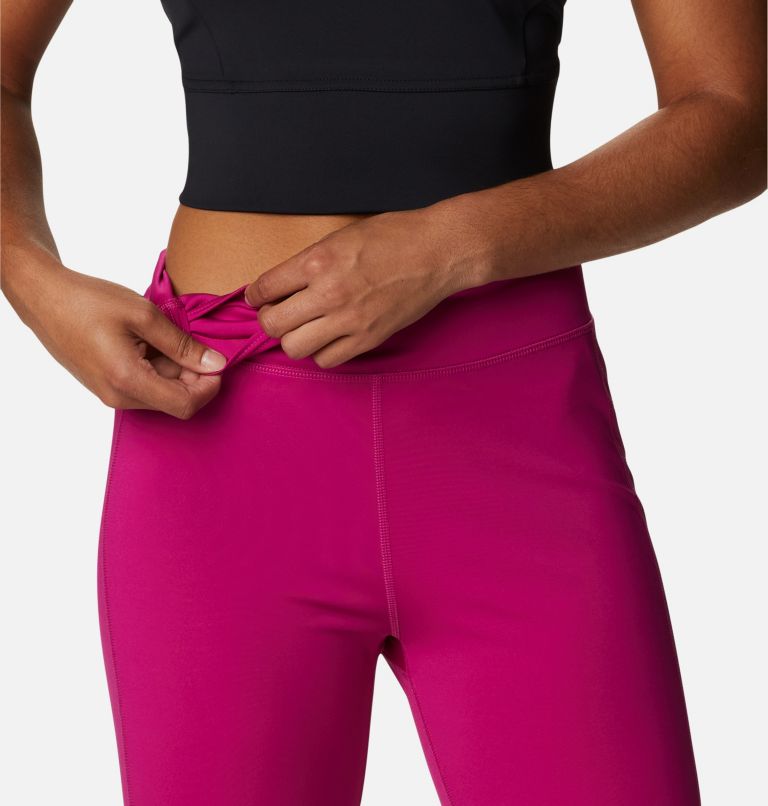 Women's River Half Leggings, Color: Wild Fuchsia, image 4