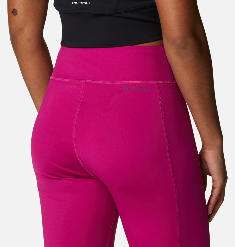 Women's River Half Leggings, Color: Wild Fuchsia, image 5