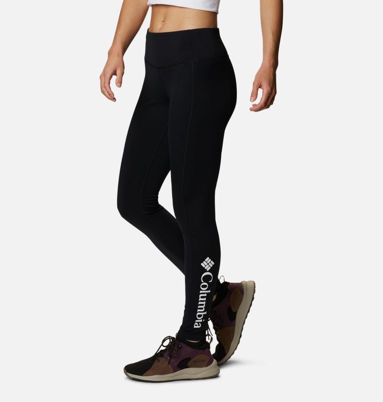 Women's Columbia Lodge Tights, Color: Black, White, image 3
