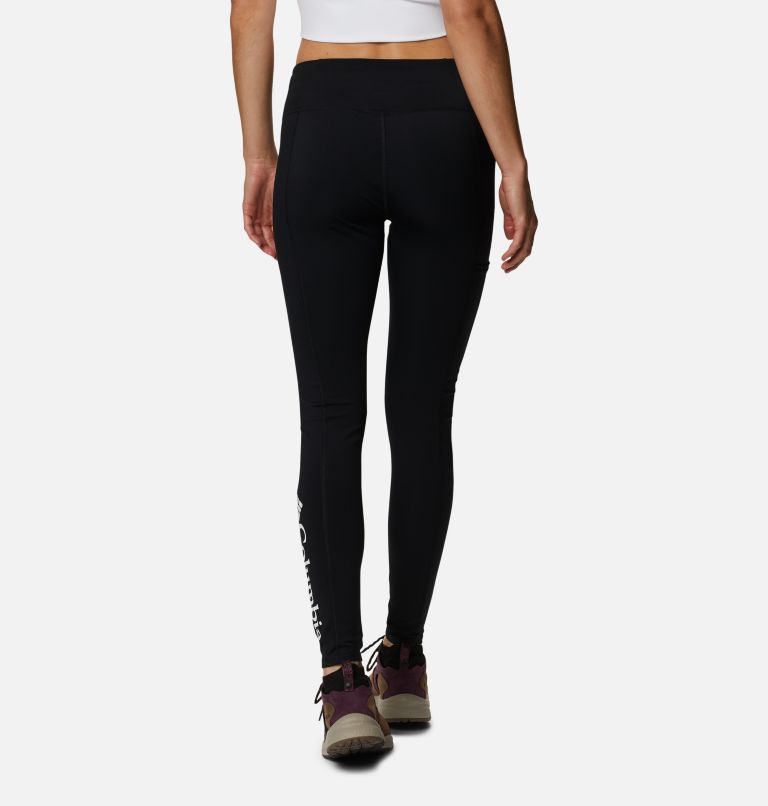 Women's Columbia Lodge Tights, Color: Black, White, image 2