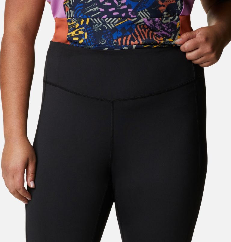 Women's Columbia Lodge Tights - Plus Size, Color: Black, White, image 4