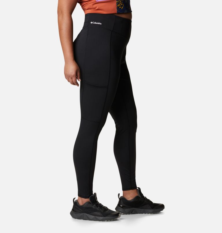 Women's Columbia Lodge Tights - Plus Size, Color: Black, White, image 6