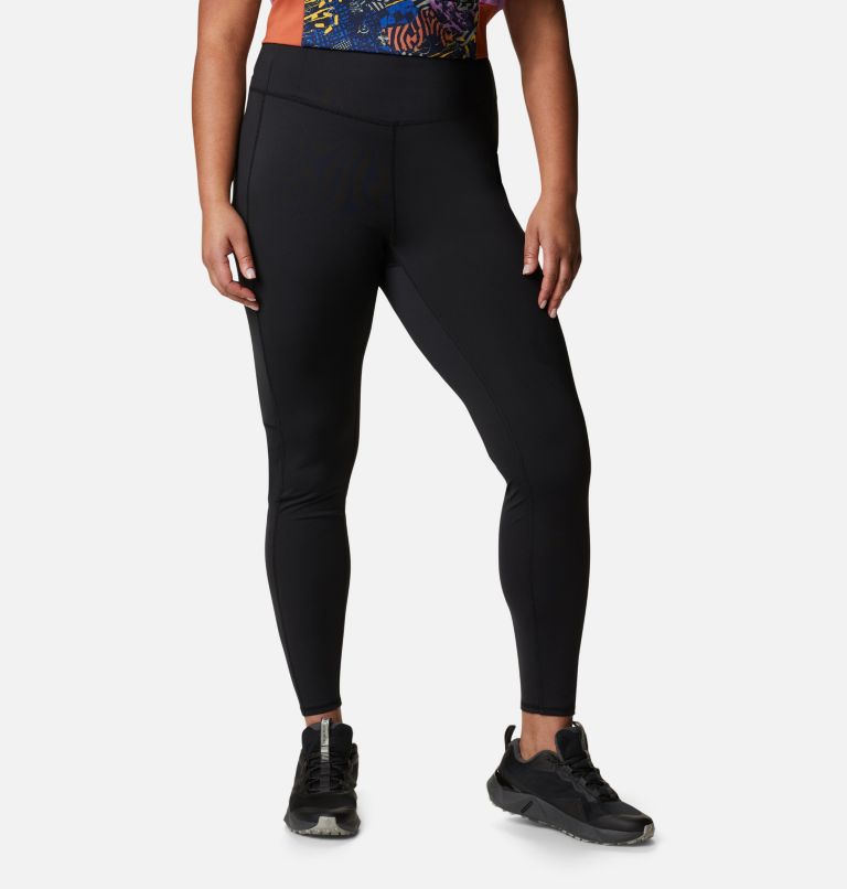Women's Columbia Lodge Tights - Plus Size, Color: Black, White, image 1