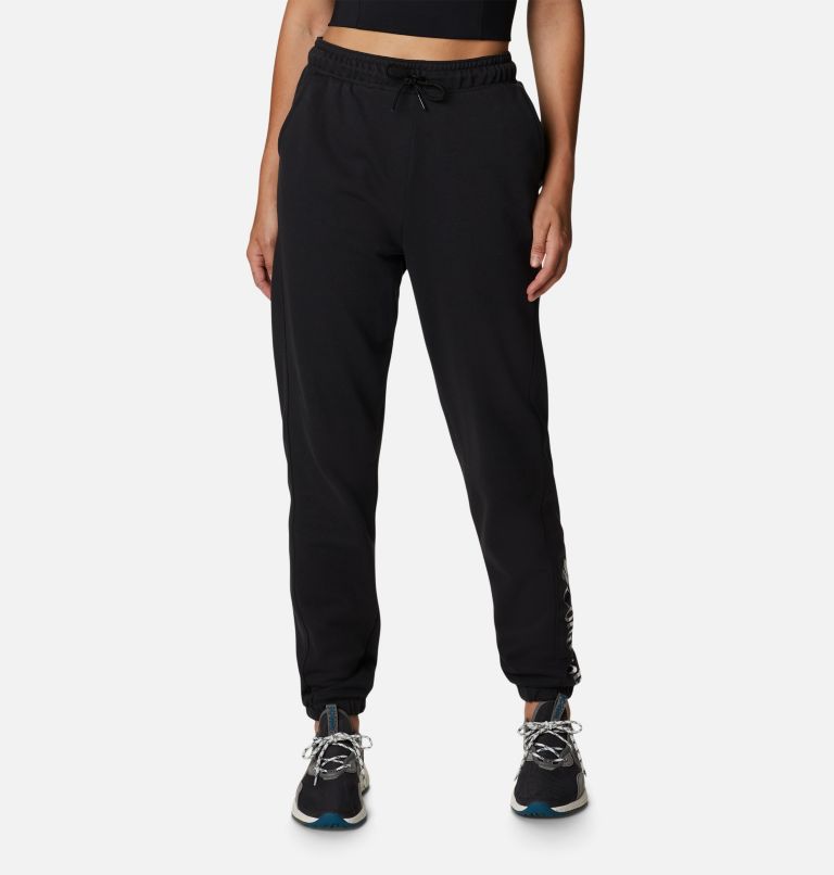 Columbia Logo French terry sweatpants in black