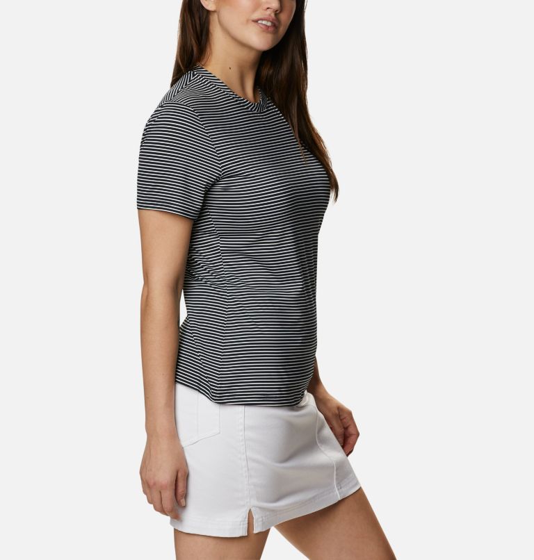 Women's Firwood Camp II Technical T-Shirt, Color: Black, White Stripe, image 5
