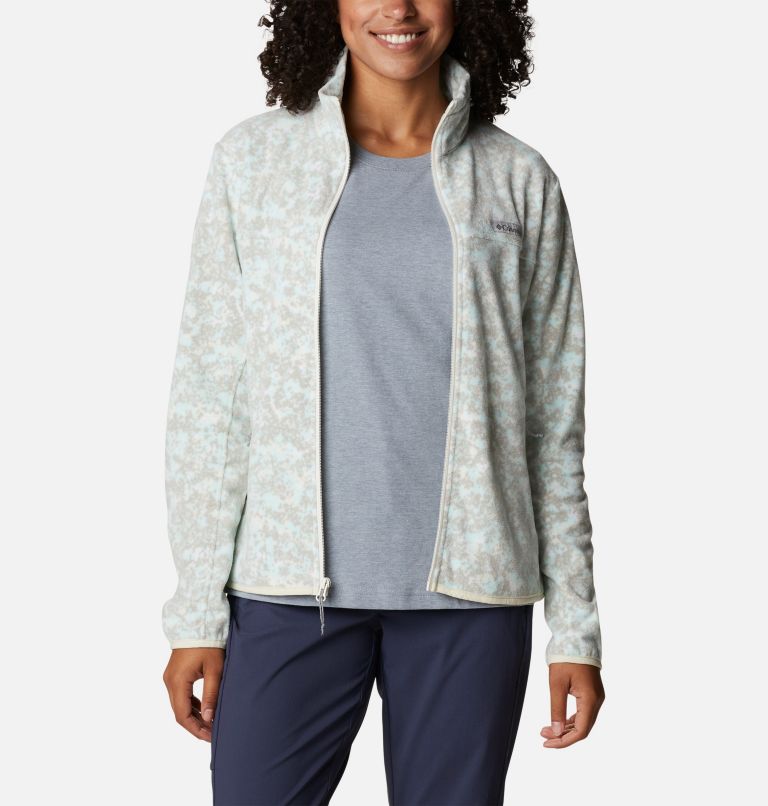Women's Ali Peak Full Zip Fleece Jacket, Color: Chalk Dotty Disguise, image 6