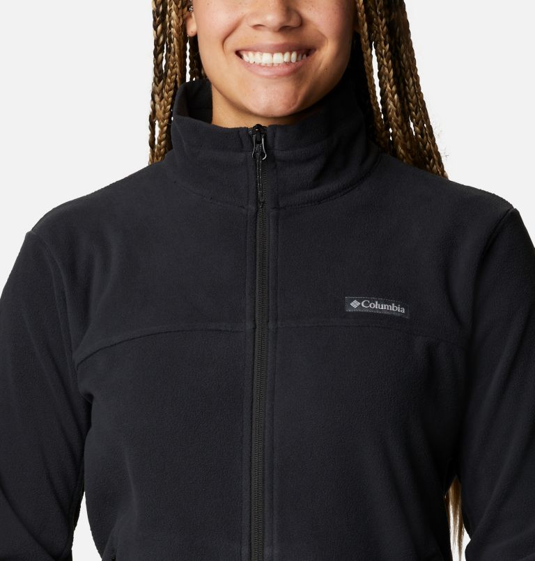 Women's Ali Peak Full Zip Fleece, Color: Black, image 4