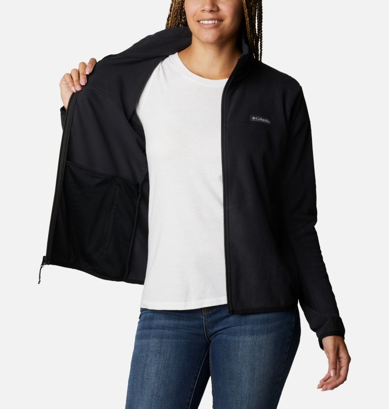 Women's Ali Peak Full Zip Fleece, Color: Black, image 5