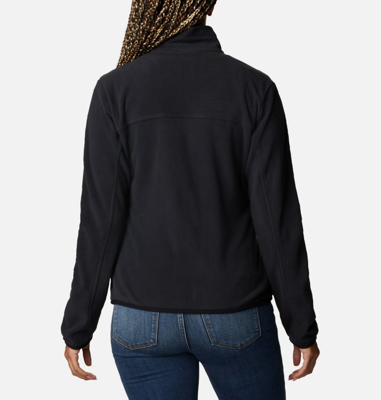 Women's Ali Peak Full Zip Fleece, Color: Black, image 2