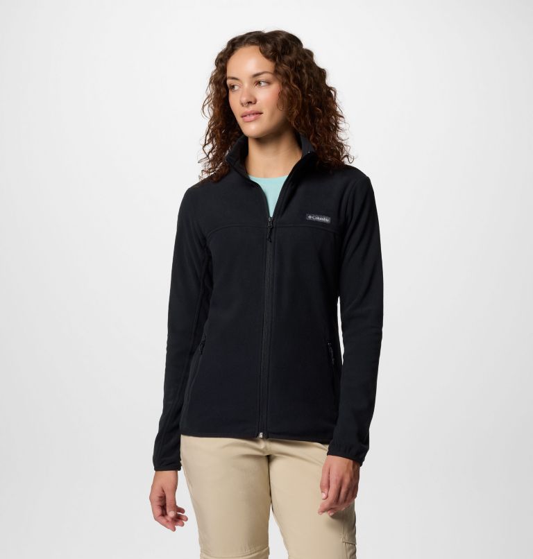 Women's Ali Peak Full Zip Fleece, Color: Black, image 1