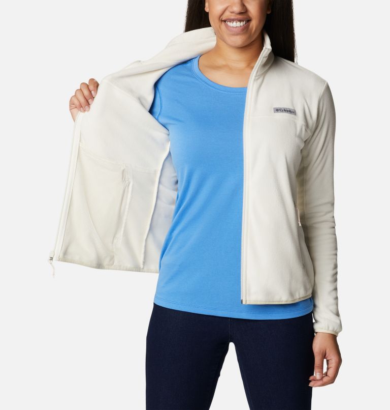 Thumbnail: Women's Ali Peak Full Zip Fleece, Color: Chalk, image 5