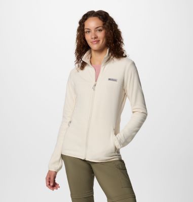 Women's Ali Peak Full Zip Fleece, Color: Chalk, image 1