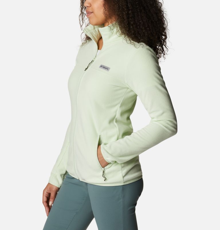 Women's Ali Peak Full Zip Fleece, Color: Light Lime, image 3