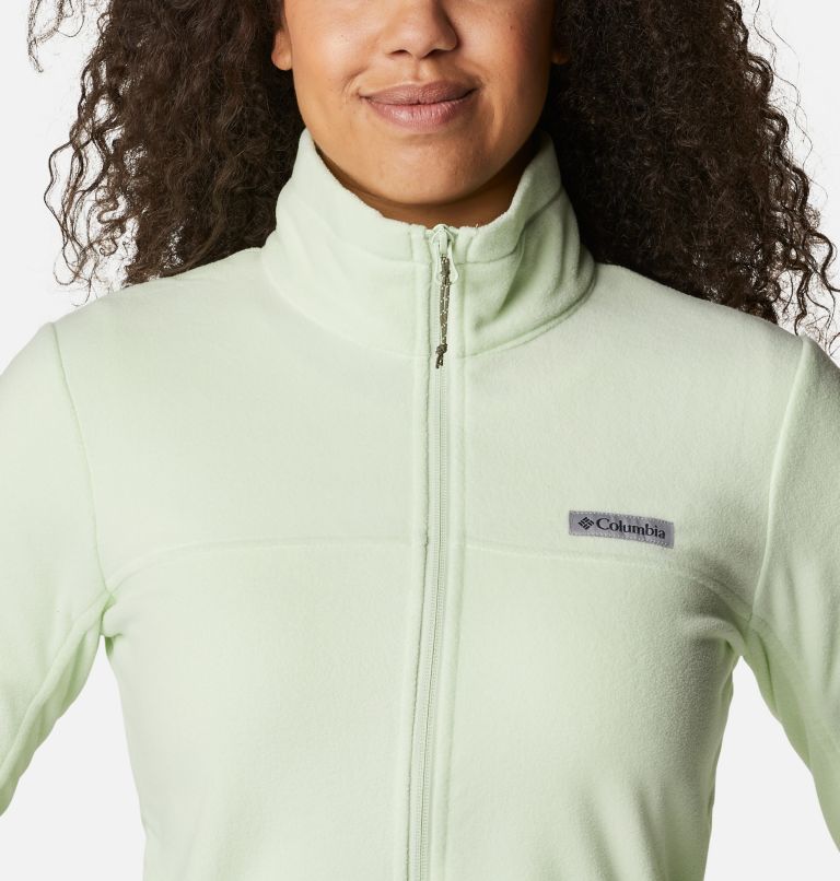 Women's Ali Peak Full Zip Fleece, Color: Light Lime, image 4
