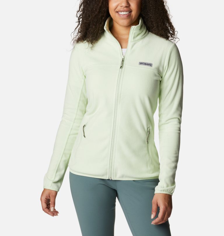 Women's Ali Peak Full Zip Fleece, Color: Light Lime, image 6