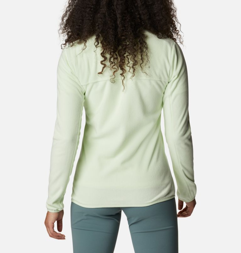 Women's Ali Peak Full Zip Fleece, Color: Light Lime, image 2