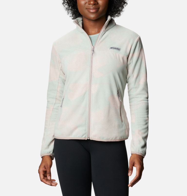 Columbia camo outlet fleece jacket women's