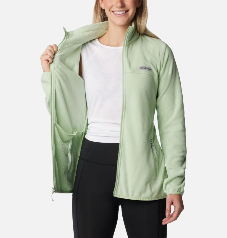 Women's Ali Peak Full Zip Fleece, Color: Sage Leaf, image 5