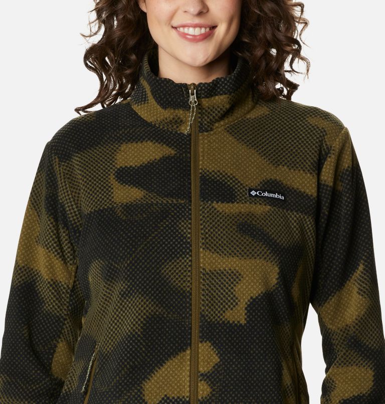 Columbia camo fleece sale jacket women's