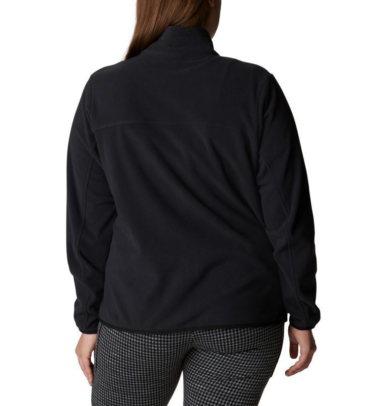 Women's Ali Peak Full Zip Fleece Jacket - Plus Size, Color: Black, image 2