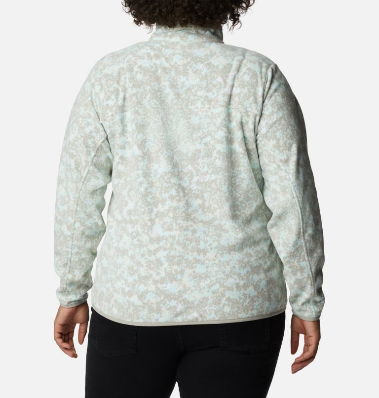 Women's Ali Peak Full Zip Fleece Jacket - Plus Size, Color: Chalk Dotty Disguise, image 2