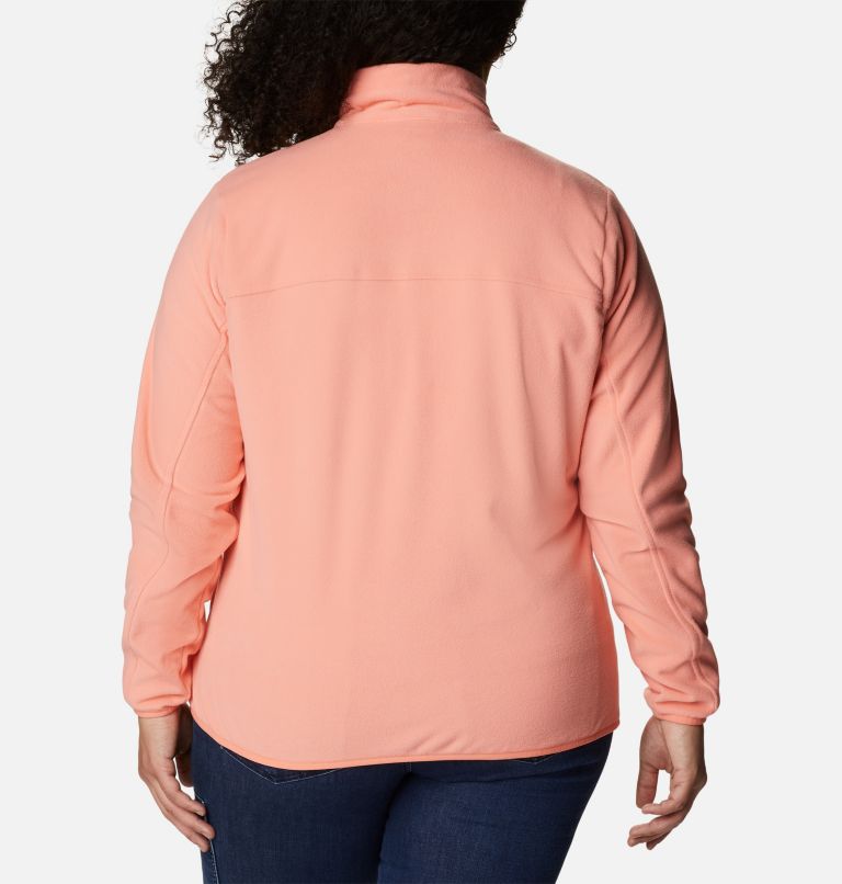 Thumbnail: Women's Ali Peak Full Zip Fleece Jacket - Plus Size, Color: Coral Reef, image 2