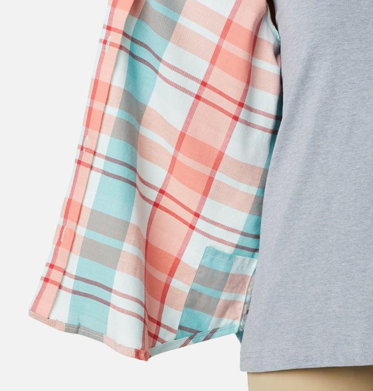 Chemise extensible à manches longues Anytime Casual Femme, Color: Icy Morn Madras, image 5