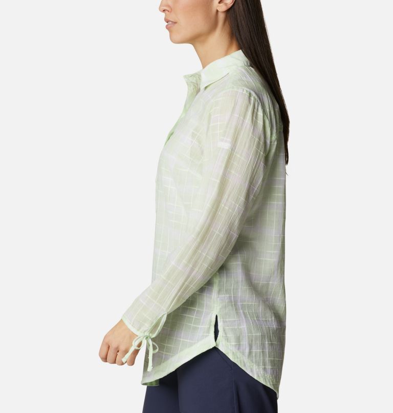 Women's Camp Henry II Tunic, Color: Light Lime To Dye For Print, image 3