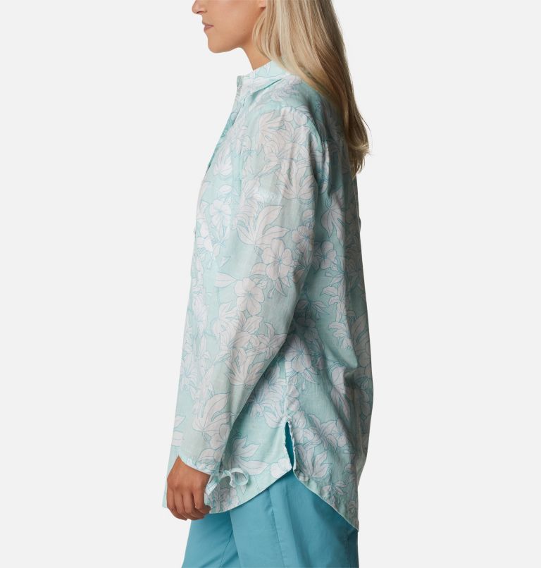 Thumbnail: Women's Camp Henry II Tunic, Color: Icy Morn Lakeshore Floral, image 3