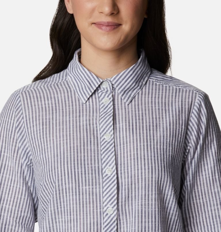 Women's Camp Henry II Tunic, Color: Nocturnal Stripe, image 4