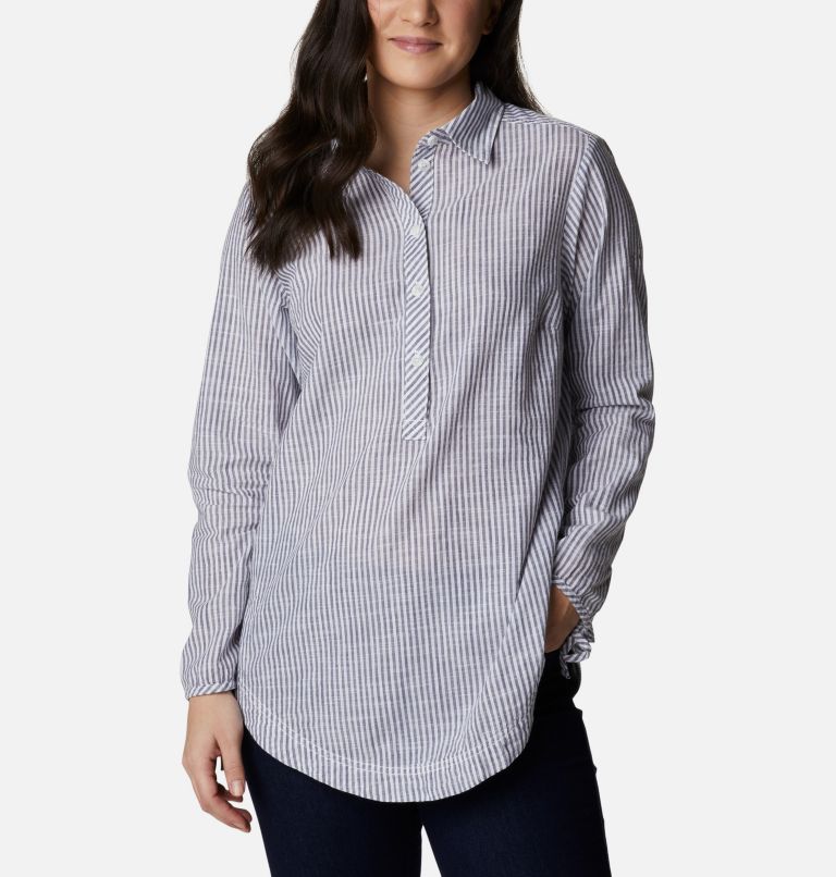 Women's Camp Henry II Tunic, Color: Nocturnal Stripe, image 1