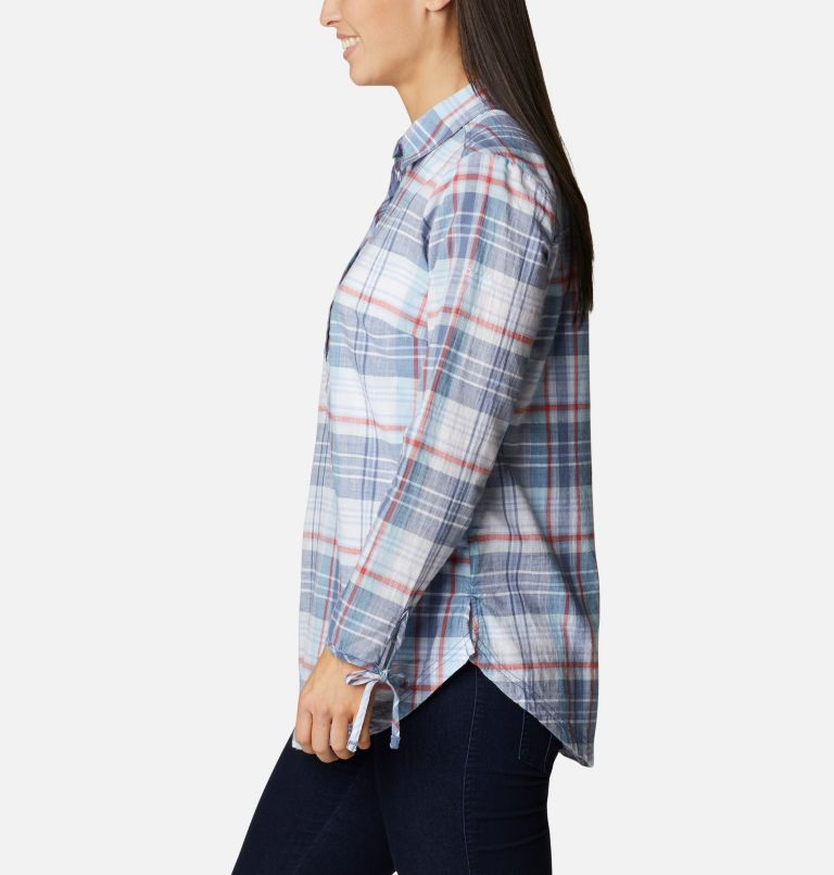 Thumbnail: Women's Camp Henry II Tunic, Color: Faded Sky Plaid, image 3