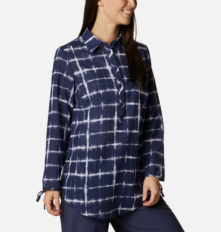 Thumbnail: Women's Camp Henry II Tunic, Color: Nocturnal To Dye For Print, image 5