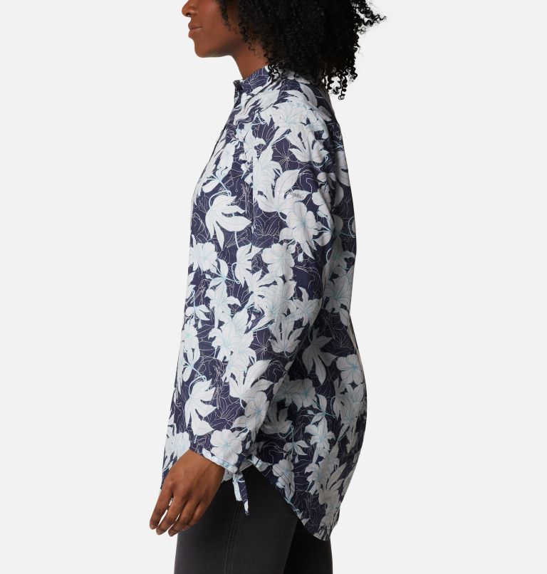 Thumbnail: Women's Camp Henry II Tunic, Color: Nocturnal Lakeshore Floral, image 3