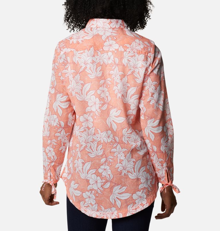 Women's Camp Henry II Tunic, Color: Coral Reef Lakeshore Floral, image 2