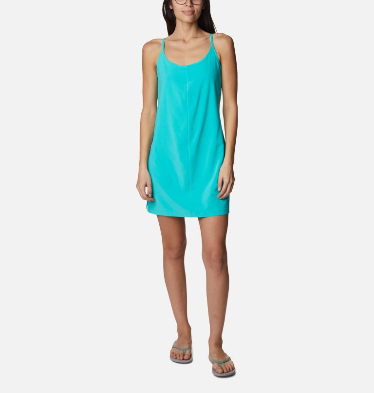 Women's Pleasant Creek Stretch Dress, Color: Bright Aqua, image 1