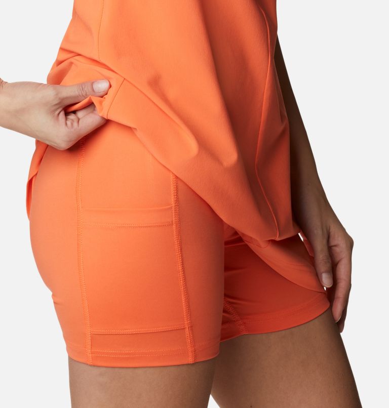 Thumbnail: Women's Pleasant Creek Stretch Dress, Color: Sunset Orange, image 6