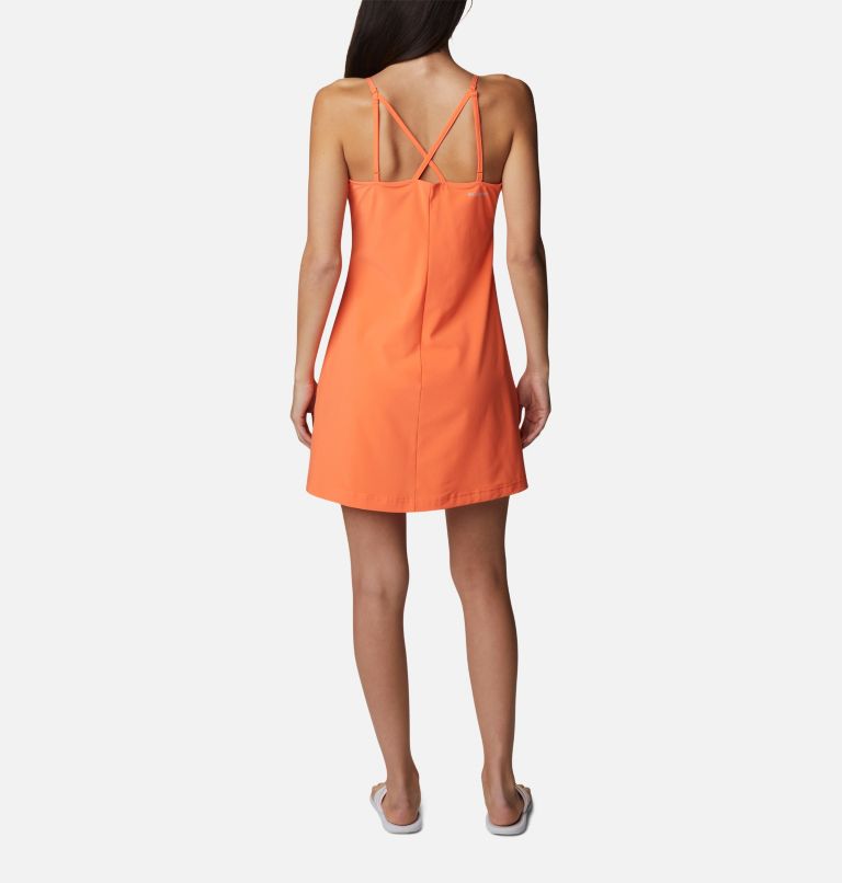 Women's Pleasant Creek Stretch Dress, Color: Sunset Orange, image 2