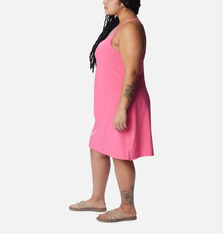 Thumbnail: Women's Pleasant Creek Stretch Dress - Plus Size, Color: Wild Geranium, image 3