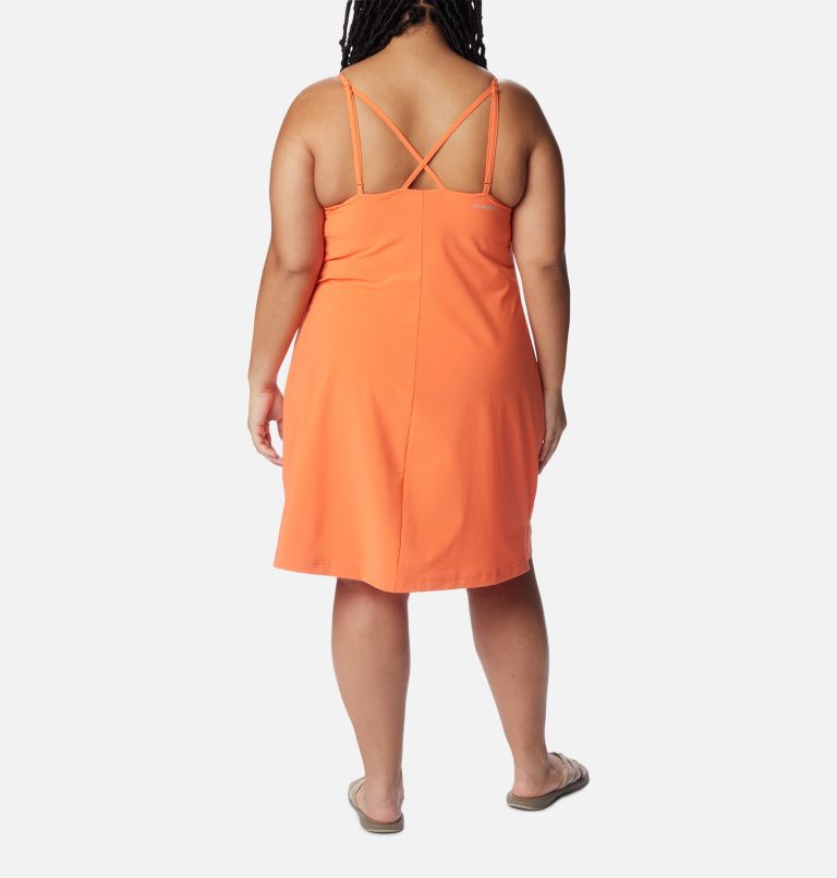 Thumbnail: Women's Pleasant Creek Stretch Dress - Plus Size, Color: Sunset Orange, image 2