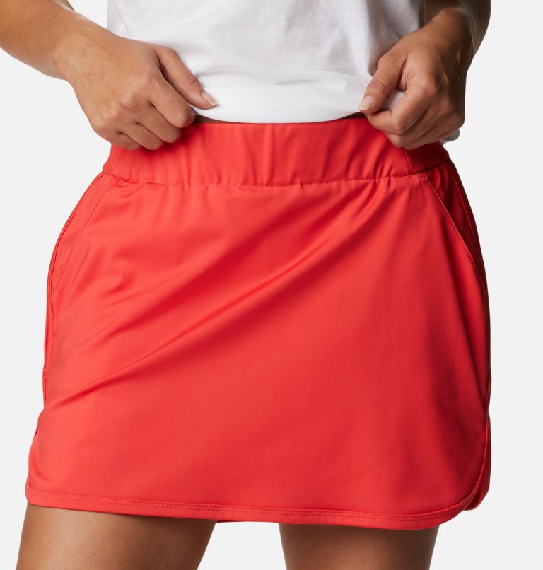 Women's Sandy Creek Stretch Skort, Color: Red Hibiscus, image 4